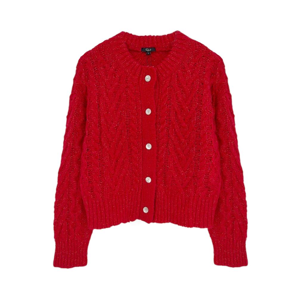 RAILS Amelie Cardigan in Scarlet S